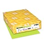 Exact 65 lb. Card Stock Paper, 8.5" x 11", Vulcan Green, 250 Sheets/Ream (WAU21869)~#|#~F74396F0-4016-49BB-A390CA4FF351040C_sc7
