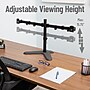 Mind Reader Freestanding Dual Monitor Desk Mount, Black (DARB-BLK)~#|#~F74673F5-4739-451D-8C66876A1CF0CD34_sc7