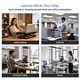 Uncaged Ergonomics CD4 16.25" x 12.25" Adjustable Standing Desk Converter for Laptops, Black (CD4-B)~#|#~F74A7745-B607-4139-9A61153922011A53_sc7