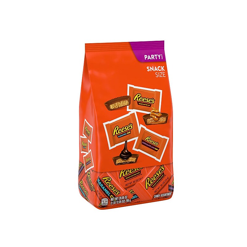 Reese's Snack Size Assorted Milk Chocolate Peanut Butter Variety Bag, 28.05 oz. (HEC40060) image 1