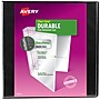 Avery 2" 3-Ring View Binders, Slant Ring, Black (17031)~#|#~F751C31C-4382-46F9-A3DA25B4156D7489_sc7