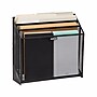 Mind Reader Metal Vertical Desktop Organizer Letter Tray, Black (LETDIV-BLK)~#|#~F754D136-C48B-4AE2-A3C79960D1610A57_sc7