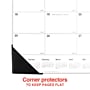 2026 Staples 21.75" x 17" Monthly Desk Pad Calendar, Unlined, White/Black (ST58448-26)~#|#~F756354B-7134-4FBF-8E02A8EE6B407BBF_sc7