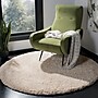 Safavieh California Shag 4' x 4' Round Machine Made Rug, Beige (SG151-1313-4R)~#|#~F759D16C-7812-4BE6-BC82B11B500C55D0_sc7