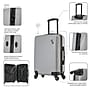 DUKAP Discovery 21.65" Hardside Suitcase, 4-Wheeled Spinner, TSA Checkpoint Friendly, Silver (DKDIS00S-SIL)~#|#~F760B605-96ED-4C76-874809CFFF07C016_sc7
