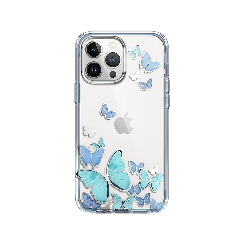 i-Blason Cosmo Bluefly Case for iPhone 14 Pro Max (iPhone2022Pro-6.7-Cosmo-SP-Bluefly) image 1