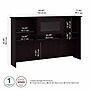 Bush Furniture Cabot 60"W Desktop Hutch, Espresso Oak (WC31831)~#|#~F76AE00A-8343-4289-ADF50FE86A2D24C9_sc7