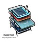 Mind Reader 6-Tier Stackable Paper Desk Tray Organizer, Metal, Black (6TPAPER-BLK)~#|#~F76B798B-4FB8-4412-A177255F962551C6_sc7