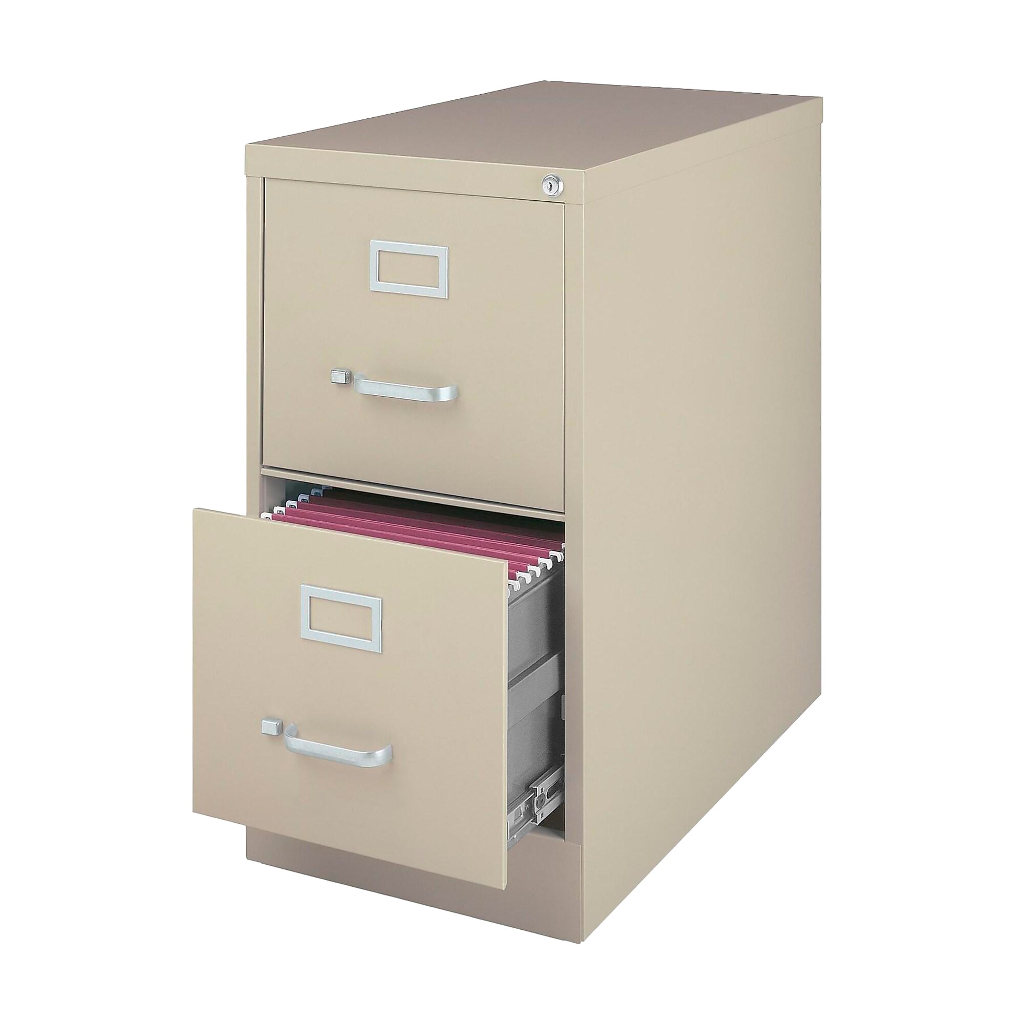 Staples Heavy Duty 2 Drawer Vertical File Cabinet, Letter Size Documents, 26.5″ D x 15″ W x 28.39″ H, Putty/Beige Sansujyuku sansujyuku.com