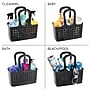 iDESIGN Small Plastic Storage Bin, Black (79222)~#|#~F7751480-2C73-4AAA-B5E135EAFDCA2A4A_sc7