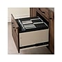 South Shore Helsy 26.75" 2-Drawer Storage Credenza with 4 Shelves, Natural Walnut (13310)~#|#~F775464F-738E-449D-96C35075E2B71683_sc7