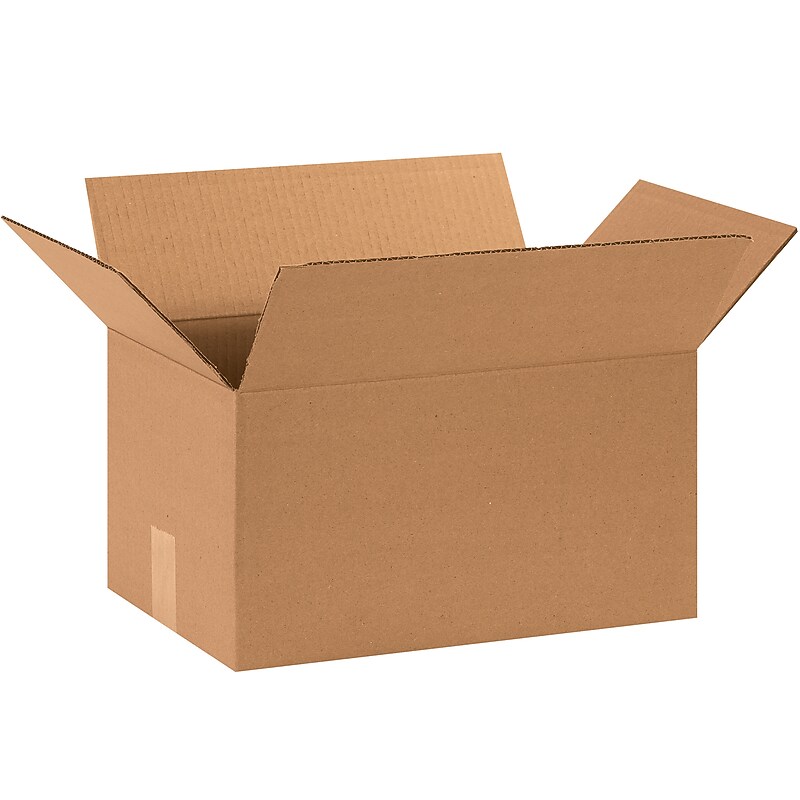 15" x 10" x 8" Shipping Boxes, 32 ECT, 25/Bundle (15108) image 1