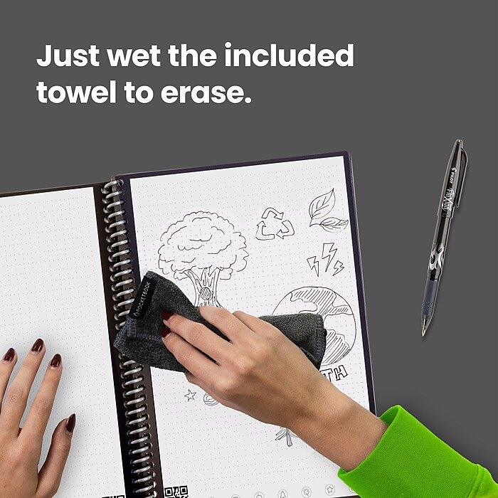 Rocketbook Core Reusable Smart Notebook, 8.5