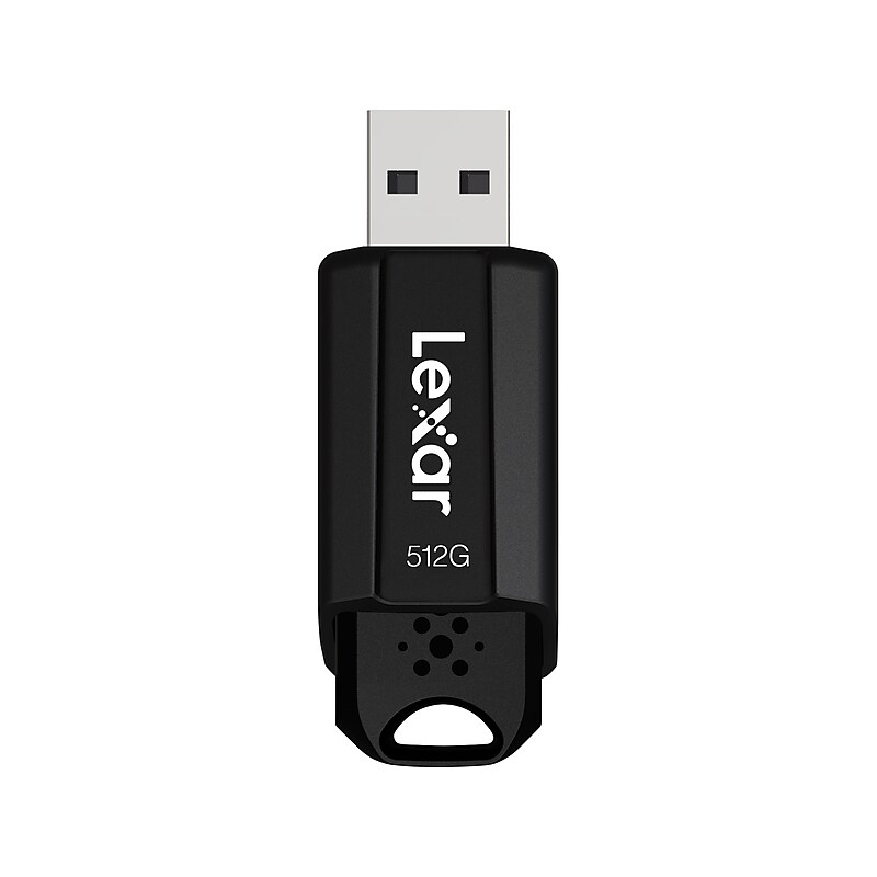 Lexar JumpDrive S80 512GB USB 3.1 Type A Flash Drive, Black (LJDS80-512GBNU) image 1
