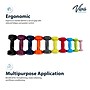 Viva Comfort Rehabilitation & Fitness Vinyl Dumbbell Set, 1–10 lb, Multicolored, 10/Pack (ADIME920-110)~#|#~F7827A49-04BB-4324-B094AA7379544E85_sc7