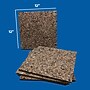 Flipside Dark Cork Tile, 12" x 12", 4/Pack, 4 Packs/Carton (12058-4)~#|#~F7878463-3AF2-4A59-9C23FC711AC92E09_sc7