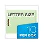 Pendaflex Pressboard Classification Folder, 2-Dividers, 2 1/2" Expansion, Letter Size, Light Green, 10/Box (23224R)~#|#~F7897D89-BFAD-4210-9C1F85937A3EB414_sc7