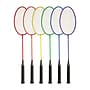 Champion Sports Badminton Racket Set, Assorted Colors, 6/Set (CHSBR20SET)~#|#~F78AD2D0-2BE0-49BB-8BAC9610C219D40F_sc7