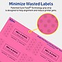 Avery Laser/Inkjet Rectangle Multipurpose Labels, 1.5" x 3.75", Bright Pink, 800/Box (94205)~#|#~F78FD871-7D31-435C-9AB12863A77751DA_sc7