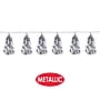 Beistle Metallic Silver Tinsel Garland, Silver, 2/Pack (59927-S)~#|#~F79152D1-C78E-4E5D-8DCF9011980CBCC7_sc7