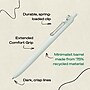 uniball Zento Retractable Liquid Gel Pen, 0.7mm Medium Point, Black Ink, Mist Barrel (70947)~#|#~F7952FD5-56C3-4EA5-829938BDF08DC6E7_sc7