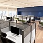 Bush Business Furniture ProBiz 55"H x 63"W Cubicle Workstation, White (100871DG-17)~#|#~F798E5C3-B3ED-43EC-86F612749E637A3F_sc7