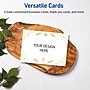 Avery Gold-White Christmas Trees General Use Blank Cards, White, 20/Pack (S00-FE0)~#|#~F7993B0B-9186-44BC-9BC5DE62784D4C8F_sc7