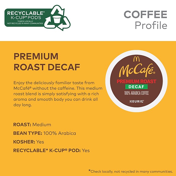 Mccafe decaf deals