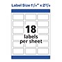 Avery Print-to-the-Edge Laser Address Labels, 1-1/4" x 2-3/8", White, 450 Labels/Pack (6871)~#|#~F79BF03D-731D-473E-BA5893AEBA6F401A_sc7