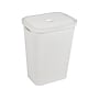 Mind Reader 15.85-Gallon Hamper with Lid, Plastic, White (60FABHAMP-WHT)~#|#~F7A047E4-DCED-4B44-868878FE18875820_sc7