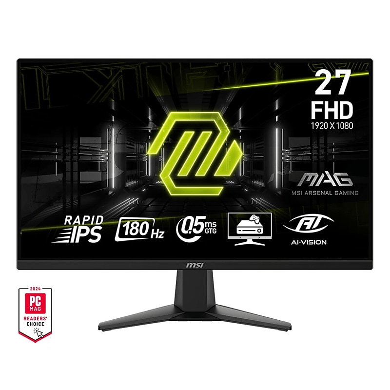 MSI MAG Series 27" FHD 180Hz LED Gaming Monitor Black (MAG 275F) image 1