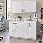 Viva Comfort 36'' H x 48" W Medical Cabinet with Right Sink and 48" W Wall Cabinet, 4 Doors, 2 Drawers, Gray (90248RS-GRY-WAL)~#|#~F7A39D9E-F0D7-4E07-BEC5E967CD145950_sc7