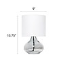 Creekwood Home Modern Glass 13.75" LED Table Lamp, Smoke/White (CWT-1014-SW)~#|#~F7A48C4A-08C1-4354-B4B7D73BF7ED0FC5_sc7