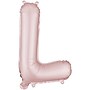 Party City (Air-Filled) 16" "L" Foil Balloon, Dusty Rose (AM 1 100079-92)~#|#~F7AC4B97-39C8-4E75-BEB3265E74D591D3_sc7