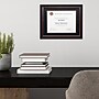Excello Global Products 8.5" x 11" Composite Wood Photo Document Frame, Black/Gold/Red (EGP-HD-0306)~#|#~F7AD8927-3EBC-4142-8E841E574EFC130A_sc7