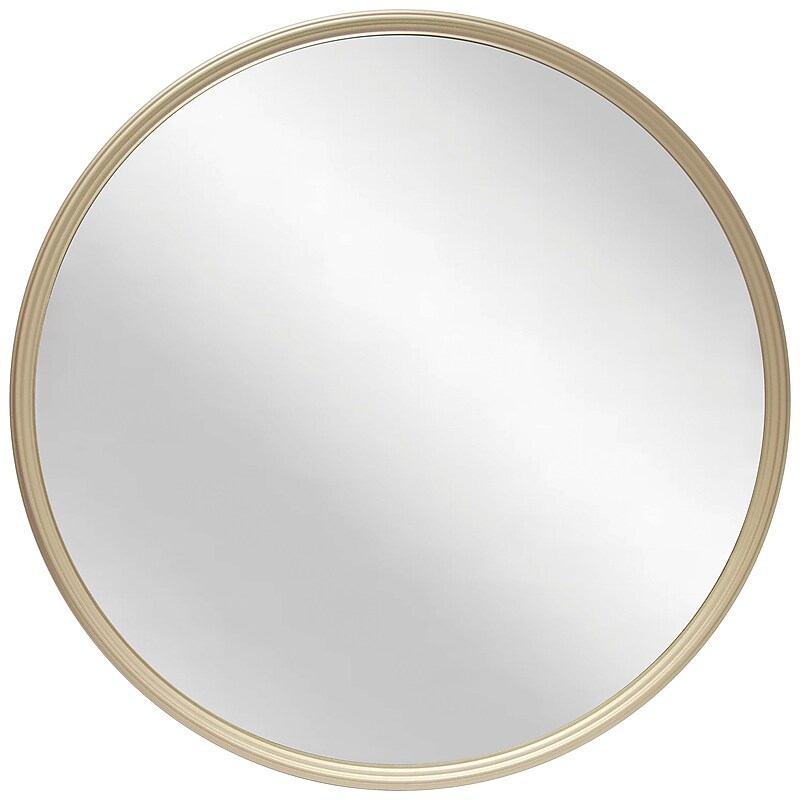 Infinity Instruments Deep Frame Metal Wall Mirror, 24" (20216GD) image 1