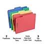 Staples Reinforced Classification Folders, 2" Expansion, Letter Size, Blue/Red/Green/Yellow, 50/Box (TR18341/18341)~#|#~F7B35901-51DD-49B8-93CD2C77E051BEA3_sc7