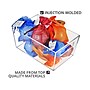 Azar Small Open Lid Storage Tote, Clear, 4/Pack (556233)~#|#~F7B9E11C-737D-4224-9792CEBAAF9484D1_sc7