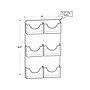 Azar Brochure Holder, 13" x 23.5", Vertical, Wall Mounted, Clear, Acrylic, 2/Pack (252091)~#|#~F7BB8CFB-46AB-4BA8-A15A20BB90AFBA99_sc7