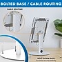 Mount-It! Adjustable Universal Tablet Countertop Stand with Tilt, for 9.7" to 13" Screens, White (MI-3881WHT)~#|#~F7C3E0BB-8E76-4F3D-80BBFD96E9E102A4_sc7