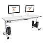 VersaDesk 72"W Basic Computer Table, White (BCT7224-WW)~#|#~F7C5F6F6-168A-4550-99ED1DFD1412BE7F_sc7