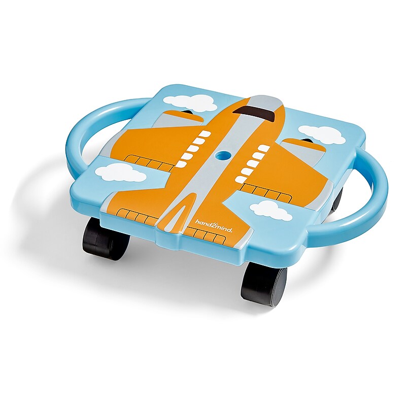 hand2mind Plane Glider Scooter Board, Multicolored (97579) image 1