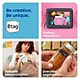Brother P-touch Btag Label Tape, 1/2" x 13.1' (12mm x 4m), White on Pink (BTAGP35)~#|#~F7CD5A0B-5213-487A-940D266DEF04E953_sc7