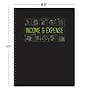 Global Printed Products Income & Expense Accounting Journal, 8.5" x 11", Black/Green, (GPP-0115)~#|#~F7CEE940-4E2E-4959-80064F7F3F91BA95_sc7