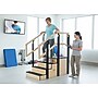 Viva Comfort Wood Physical Therapy Non-Slip 30" One-Sided Staircase with Safety Handles, 500 lb Capacity, Oak (ADIME906-03-30)~#|#~F7D41543-AB16-4C6E-9BC2923C352EF27F_sc7