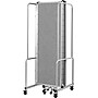 National Public Seating Robo Series 5-Panel Folding Mobile Room Divider, 72"H x 72"W, Grey Fabric (RDG6-5PT02)~#|#~F7D45AC0-0F53-4AB7-B11EEF0CCD2367B0_sc7