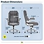 Serta Quinten Ergonomic Faux Leather Executive Chair, Gray (52959-GRY)~#|#~F7D54CC4-EAFE-4AE2-B40DB7680876D02E_sc7