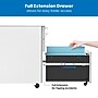 Mount-It! 3-Drawer Mobile File Cabinet, Letter/Legal Size, Lockable, 23.35"H x 11.81"W x 19.69"D, White (MI-944W)~#|#~F7D995B8-7420-4A51-A922317109168423_sc7