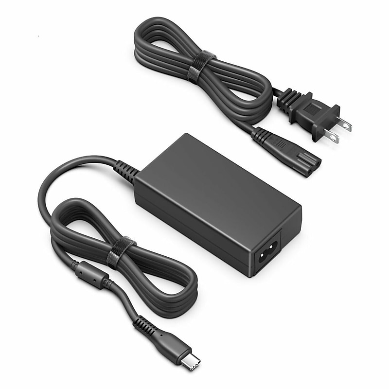 BTI 65W USB-C Laptop Adapter & Charger for ThinkPad C14 Gen 1 Laptop, Black (02DL156-BTI) image 1
