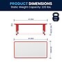Flash Furniture Wren Rectangular Activity Table, 23.625" x 47.25", Height Adjustable, Red/Gray (YU060RECTBLRD)~#|#~F7DF146E-B863-46DB-951A70294109A0BF_sc7